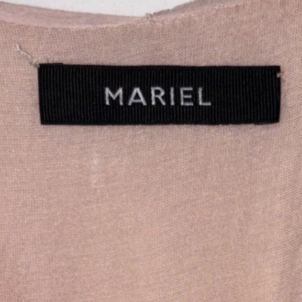 Mariel Tank Top Womens 100% Silk Layered Flowy Raw Hem Italy Boho Small Pink - Picture 8 of 8